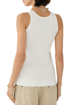  Cotton High Gauge Rib Knit Tank Top