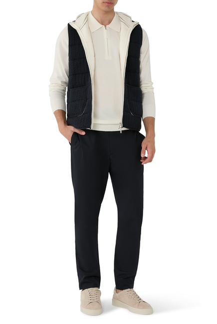 Mr Smythson Half Zip Sweater