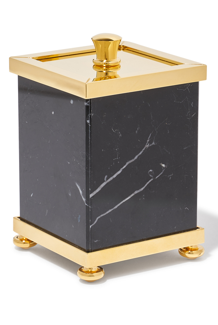 Marble Cotton Jar