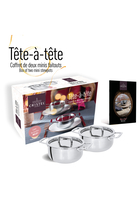 Castel Pro Stainless Steel Stock Pot - Set of 2
