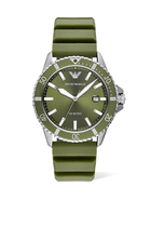 World Explorer Three-Hand Date Silicon Watch