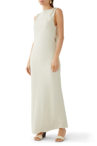 Draped Cowl Dress