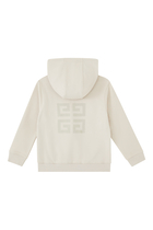 Kids Logo Hooded Cardigan