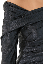 Off-shoulder Evening Gown