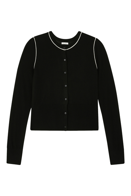 Boucle Wool Cardigan