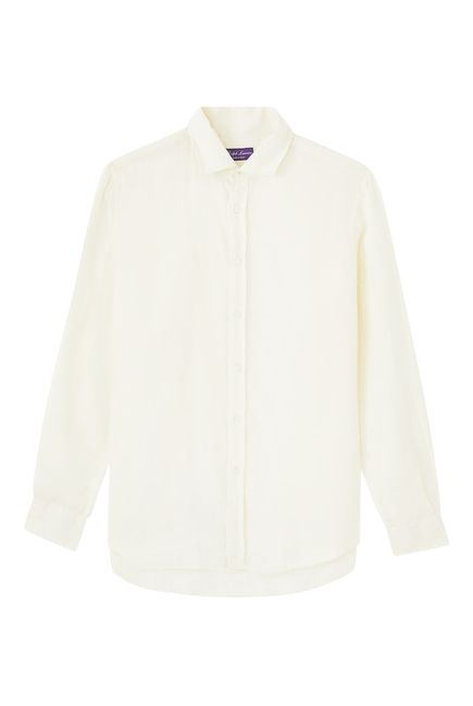 Purple Label Brushed Linen Sport Shirt