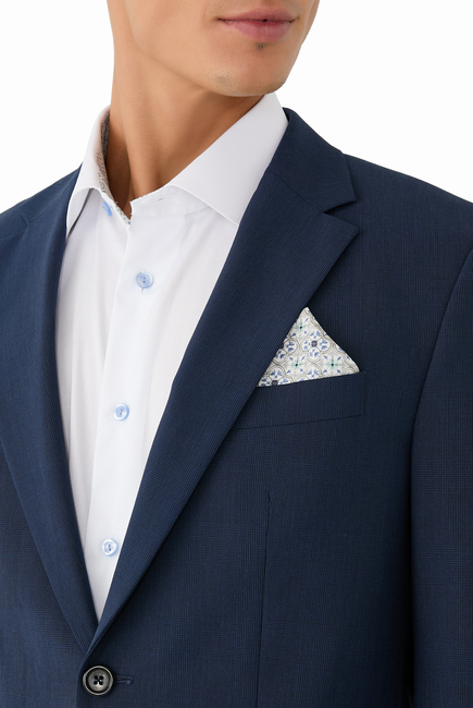 Medallion Silk Pocket Square