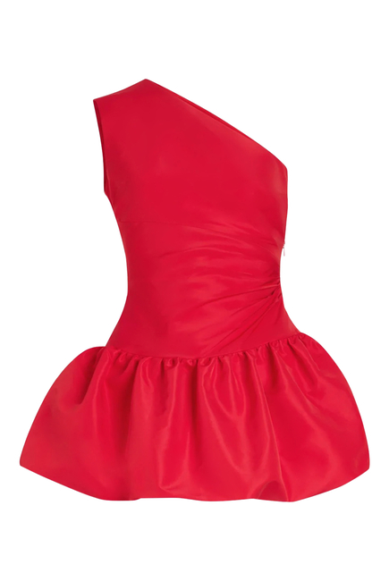 One-shoulder Bubble Mini Dress