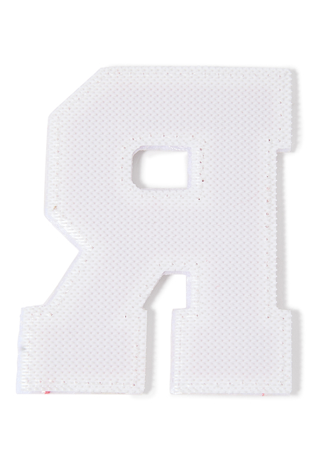 Kids Chenille Varsity Letter R Patch