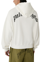 Curved Logo Hoodie