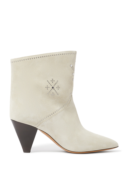 Loline Suede 75 Ankle Boots