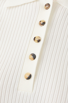 Iconic Rib Knit Polo Shirt