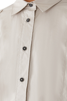 Oversize Pintuck Shirt