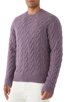 Cable-Knit Cashmere Sweater