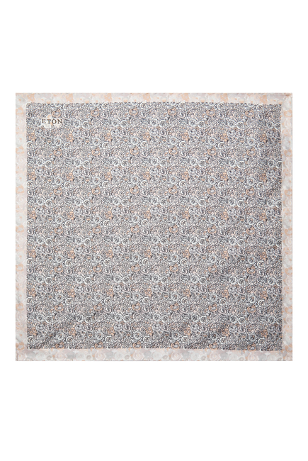 Floral Silk Pocket Square