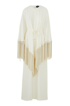 Bohemian Hand-Tie Fringes Kaftan
