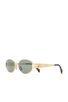Triomphe Oval Sunglasses