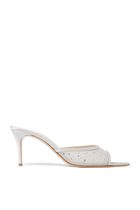 Lisa 75 Mesh Glitz Mules