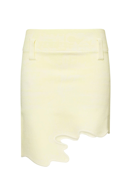 Alani UV Reactive Wavy Knitted Mini Skirt