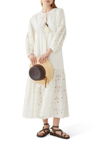 Broderie Maxi Dress