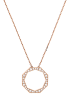 Birwaz Turath Large Necklace, 18k Rose Gold & Diamonds