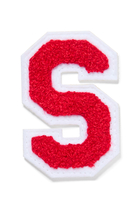 Kids 3" Chenille Varsity Letter S Patch