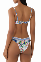 Tiles Darls Ruched Underwire Bra With Tie