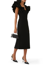 Ella Puff Sleeve Midi Dress