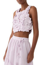 Splendour Flower Shell Top