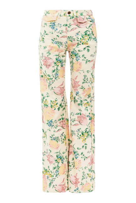 High-Rise Flared Jeans