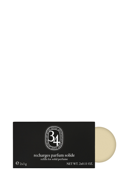 34 Boulevard Saint-Germain Refill for Solid Perfume, Set of 2