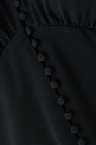A-Line Crepe Dress