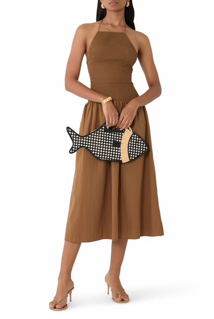 Cleo Fish Basket Bag