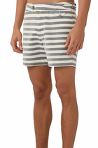 Seersucker Stripe Swim Shorts