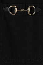 Horsebit Denim Jumpsuit