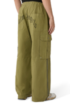 Curved Logo Cargo Pants