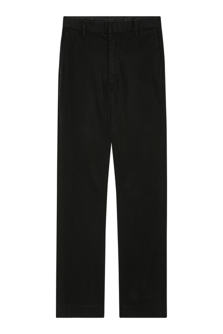 Louie Relaxed Stretch-Cotton Pants