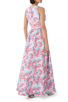 Ceramica Jacquard Shaw Dress