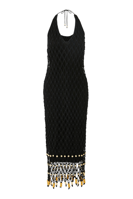 Reis Macrame Maxi Dress