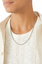 Box Chain Necklace, 18K Yellow Gold