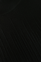 Gradient Stitch High Neck Dress