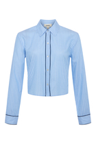  Cosette Cropped Poplin Shirt 