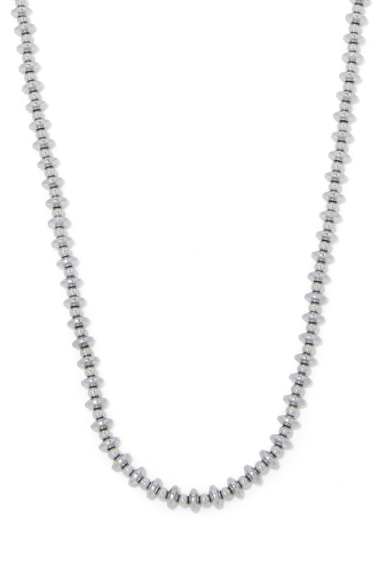 Hematite Roundel Necklace