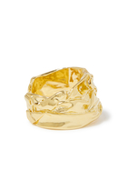 Compression Ring, 24k Gold-Plated Brass