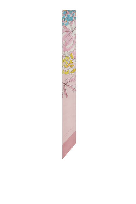 Printed Silk Twill Ribbon 