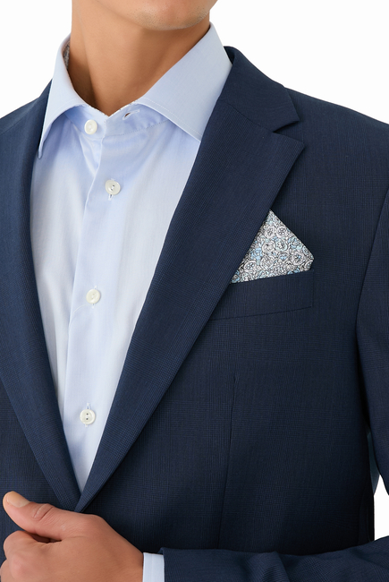 Floral Silk Pocket Square
