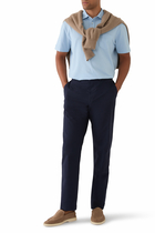 Gregory Mid-Rise Wool Chino Trousers