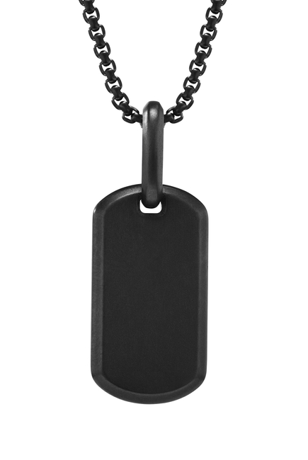 Chevron Tag, Titanium