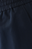 Cotton & Linen Gabardine Shorts