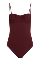 Dalila Ruched Maillot One-Piece Swimsuit